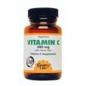  Country Life Vitamin C 500 with RH 100 tabs CU 069: Health 