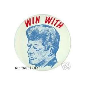  campaign pin pinback button political JFK JOHN KENNEDY 