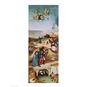 Hieronymus Bosch   Left Wing Of The Triptych Of The Temptation Of St 