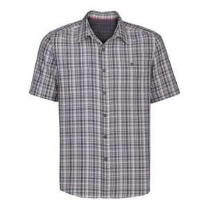   Shirt   Short Sleeve   Mens Vaporous Grey, S: Sports & Outdoors