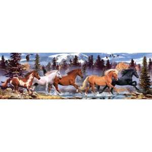   ART Running Free 750 Piece Puzzle (37 Inches Long): Toys & Games