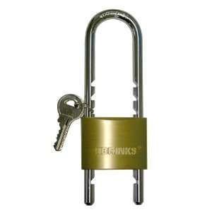 Brinks 181 50061 4 Solid Brass Lock with Adjustable Shackle, 2 Inch