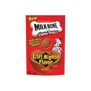  Milkbone Chewy Treat Filet Mignon Flavor 10 5.6 oz. Bags 