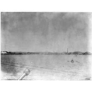  Pensacola Navy Yard panoramic view from harbor,c1899 