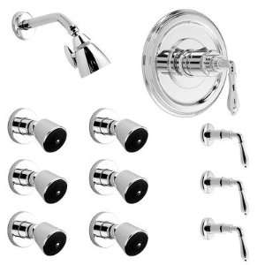 818 Series Complete Shower Kit 00 Finish: Polished Chrome, Handle Type 