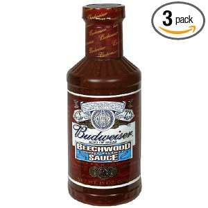 Budweiser Beechwood Bbq Sauce, 19 Ounce: Grocery & Gourmet Food