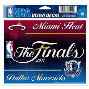  vs. Dallas Mavericks 2011 NBA Finals Commemorative 4x6 Ultra Decal