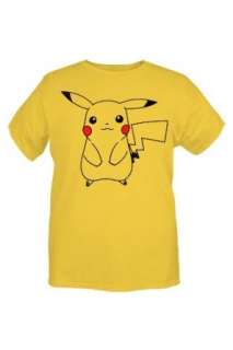  Pokemon Pikachu Yellow T Shirt: Clothing