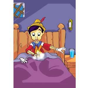  Pinocchio on Fire Birthday Greeting Card 