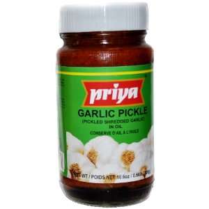 Priya Garlic Pickle   10.6oz Grocery & Gourmet Food