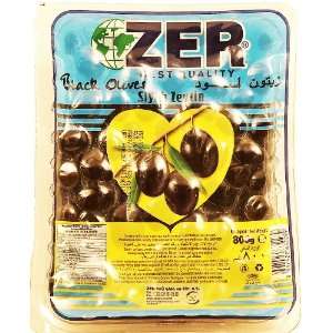 ZER black olives, Siyah Zeytin, vacuum tray, 800 gram:  