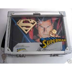 Official Licensed Limited Edition Dc Comic Superman Logo Rock Box with 