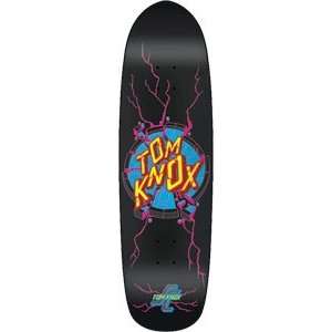  Santa Cruz Knox Smashup Black Skateboard Deck   9.0x32.35 