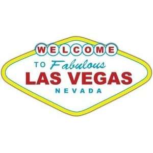   , WELCOME TO LAS VEGAS, 33 x 17.38 Steel Sign (00155): Automotive