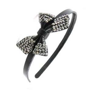  Headband Cristal gray black.: Jewelry