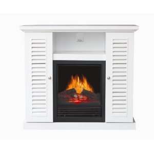  Stonegate FP081210WH Media Console Electric Fireplace With 