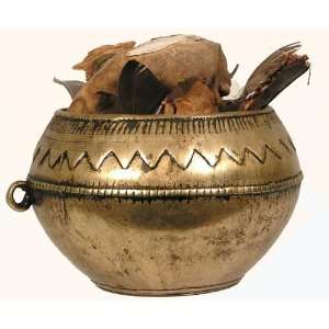  Tibetan Bronze Buddhist Medicine Bowl 