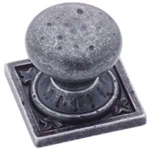 Amerock BP4484 WID Ambrosia Euro Stone SQ 1 1/4 Inch Diameter Knob 