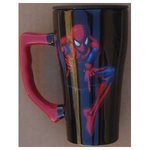 Spider Man Tall Ceamic Coffee Cup With Lid (No Colorful Box Was Ever 