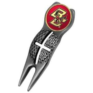   College Eagles Black Nickel Crosshair Divot Tool