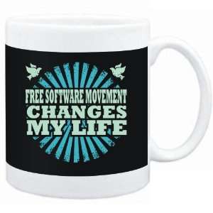 Mug Black  Free Software Movement changes my life  Hobbies  