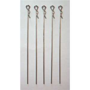  EXTRA LONG BODY CLIP 1/10   SILVER   5PCS.: Everything 