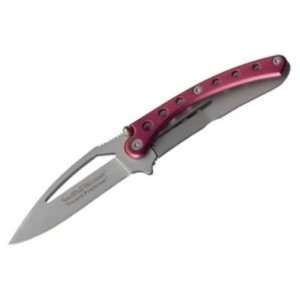 Smith & Wesson Knives PROR Pocket Protector Linerlock Knife with Red 