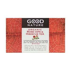  Rose Hips & Hibiscus Organic Tea 20 Bags: Health 