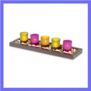  Zen like Jewel Tone Tealight Set New 