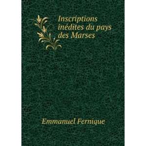  Inscriptions inÃ©dites du pays des Marses. 5 Emmanuel 
