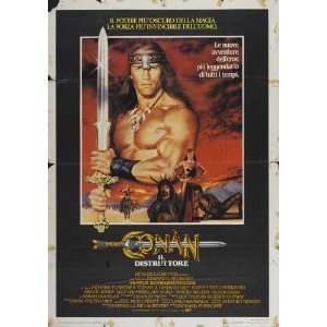 Conan the Destroyer (1984) 27 x 40 Movie Poster Italian Style A 