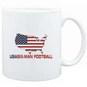  Mug White  USA Six Man Football / MAP  Sports: Sports 