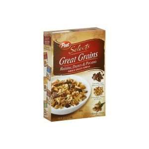 Post Selects Cereal, Great Grains Raisins Dates & Pecans, 16 oz (Pack 