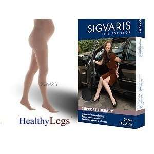  120M Sigvaris Maternity Pantyhose 15 20 D Natural Beauty