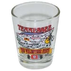    Tennessee Shotglass State Map Case Pack 96 