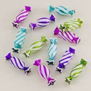  4 Shatterproof Striped Candy Ornament Case Pack 288: Home 