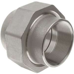 Stainless Steel 316 Pipe Fitting, Union, Class 1000, 1/2 NPT Female 