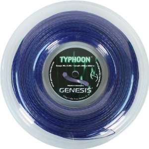  Genesis Typhoon 16L Blue Reel Tennis String Blue Sports 