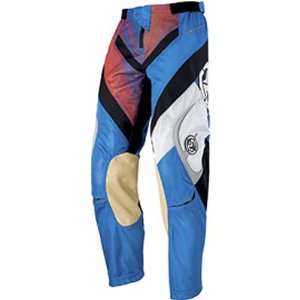   Adult Off Road Motorcycle Pants   Red/White/Blue / Size 42: Automotive