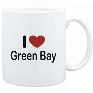  Mug White I LOVE Green Bay  Usa Cities: Sports 