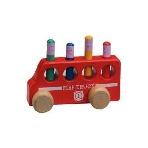  Pop Up Fire Truck Toy: Toys & Games