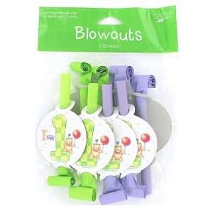    6 Packs of 8 My 1st Birthday Party Blowouts: Home & Kitchen
