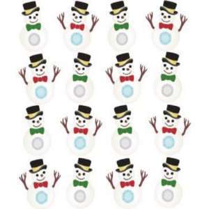  Boutique Dimensional Stickers Snowmen Repeats
