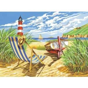  Paint By Number Kit 12X16 Seashore