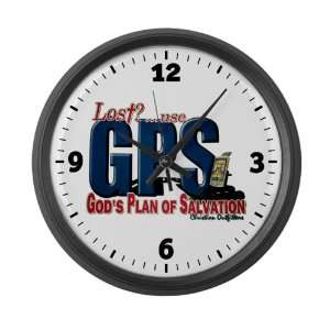  Large Wall Clock Lost Use GPS Gods Plan of Salvation 