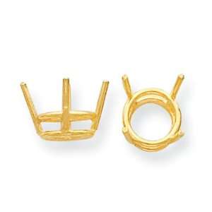  14k Goldy Round 4 Prong Basket For Larger Sizes 11.0mm 