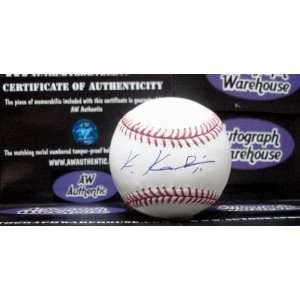 Kenshin Kawakami Autographed/Hand Signed baseball: Sports 