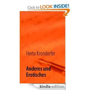 Anderes und Erotisches (German Edition): Herta Krondorfer:  