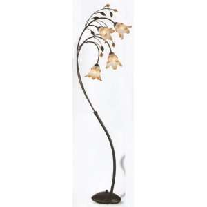  Home Decor 72h Windance Floral Floor Lamp: Home 