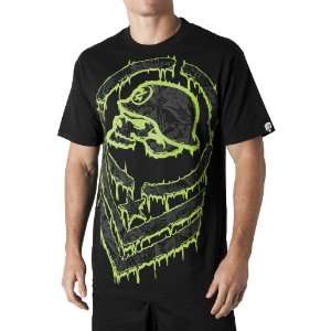 MSR Metal Mulisha Big Deal T Shirt, Black/Green, Primary Color: Black 